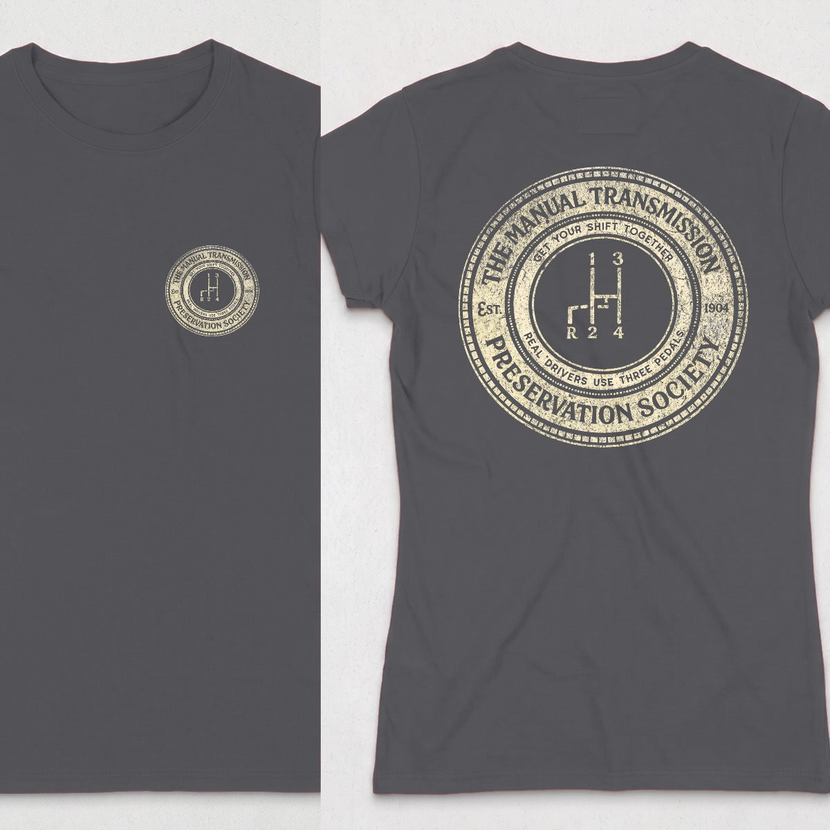 Dark Heather | Front & Back