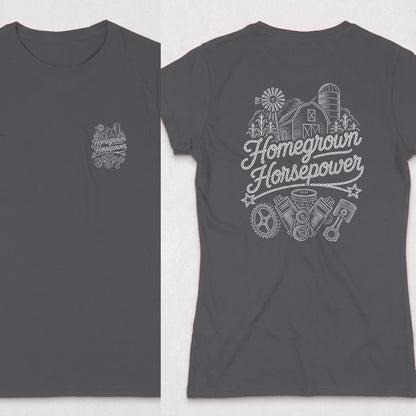 Dark Heather | Front & Back