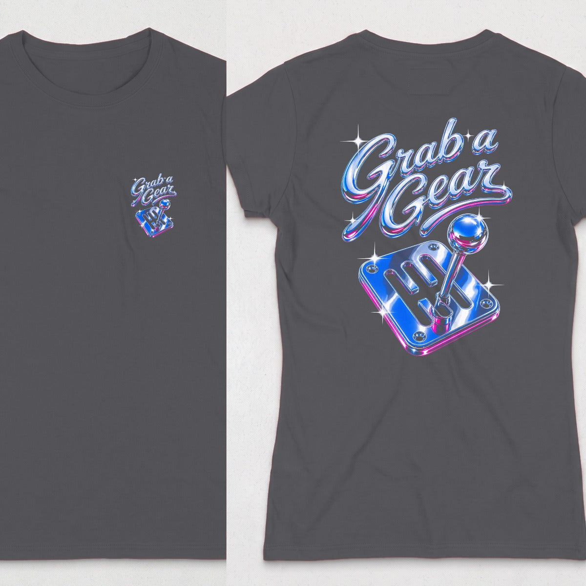 Dark Heather | Front & Back