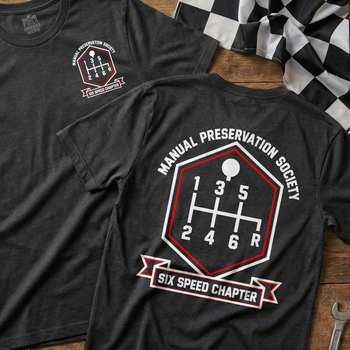 Dark Heather | Front & Back