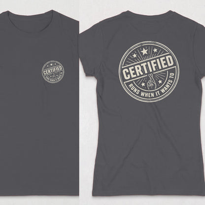 Dark Heather | Front & Back