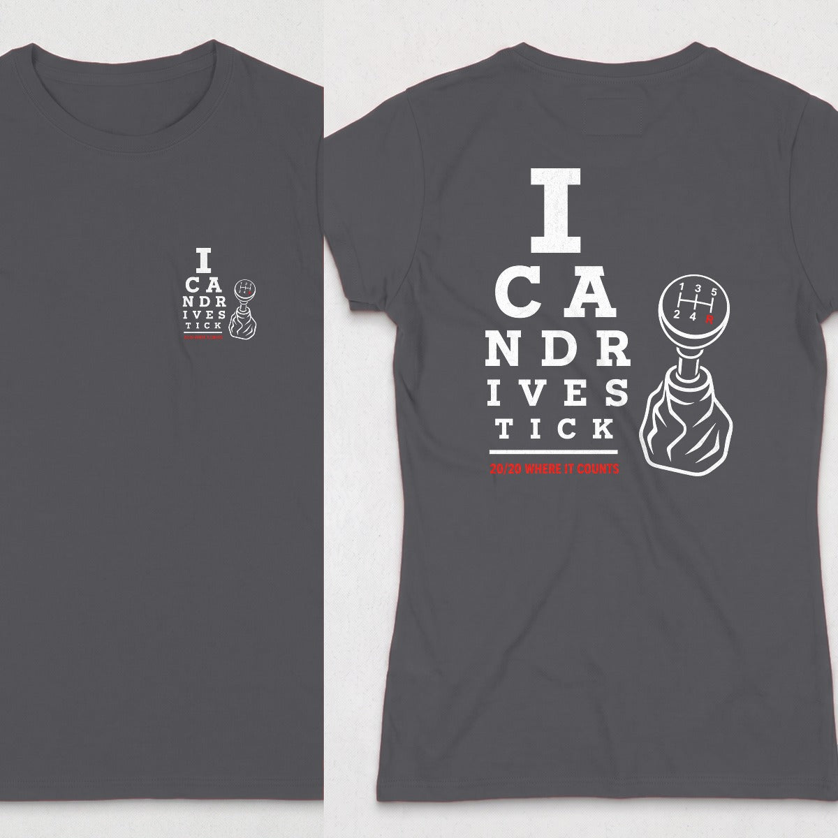 Dark Heather | Front & Back