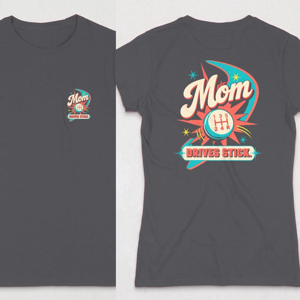 Dark Heather | Front & Back