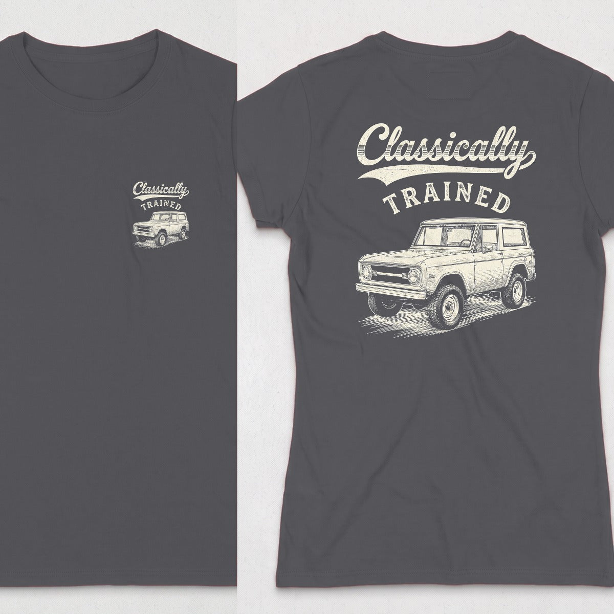 Dark Heather | Front & Back