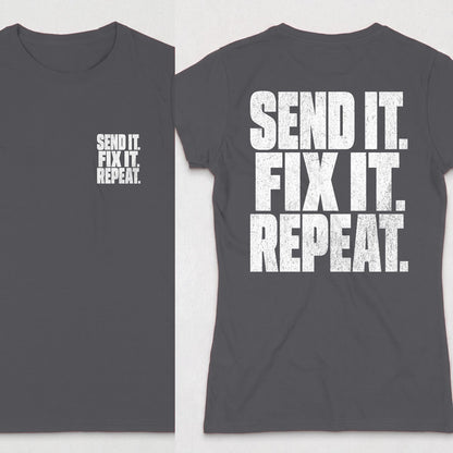 Dark Heather | Front & Back