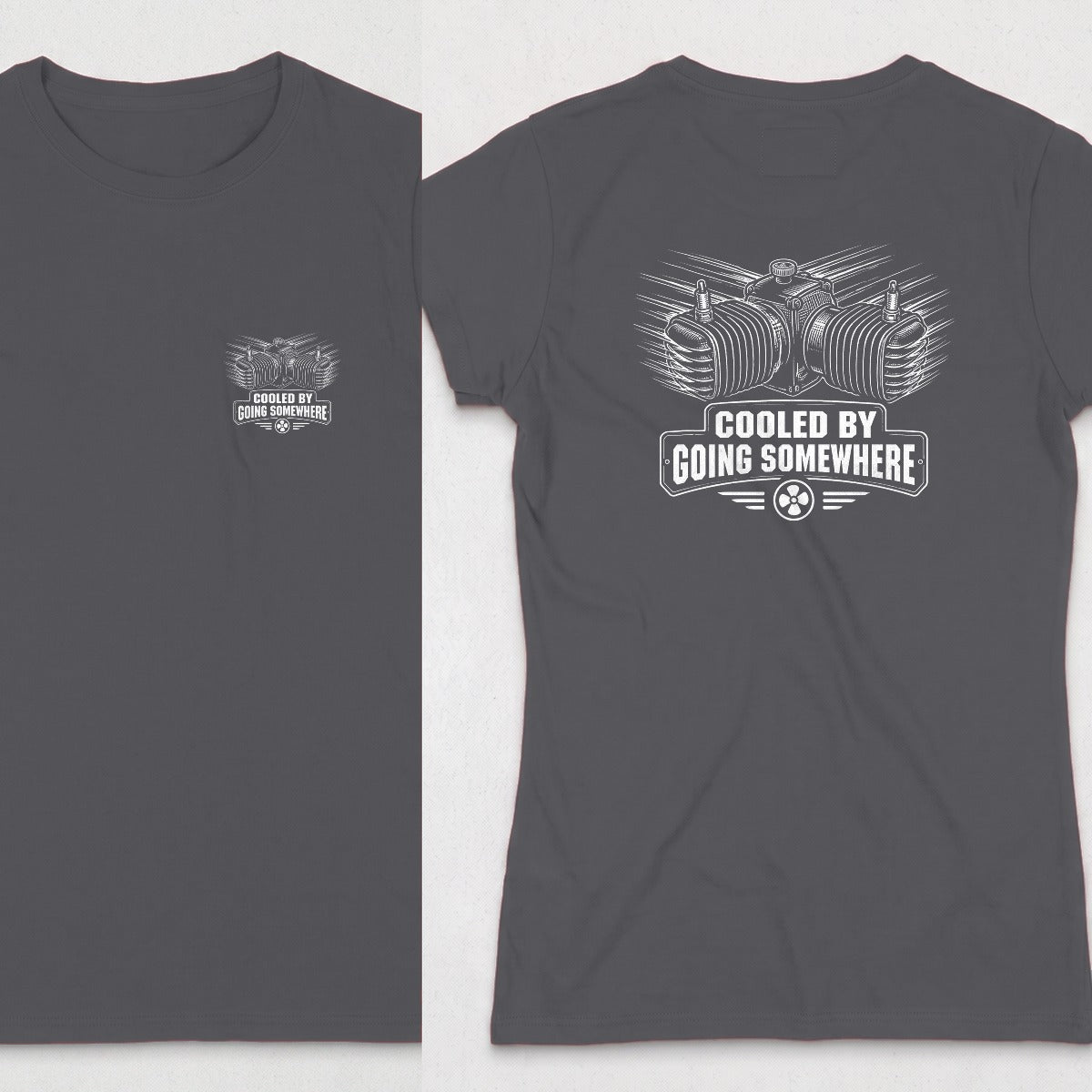 Dark Heather | Front & Back