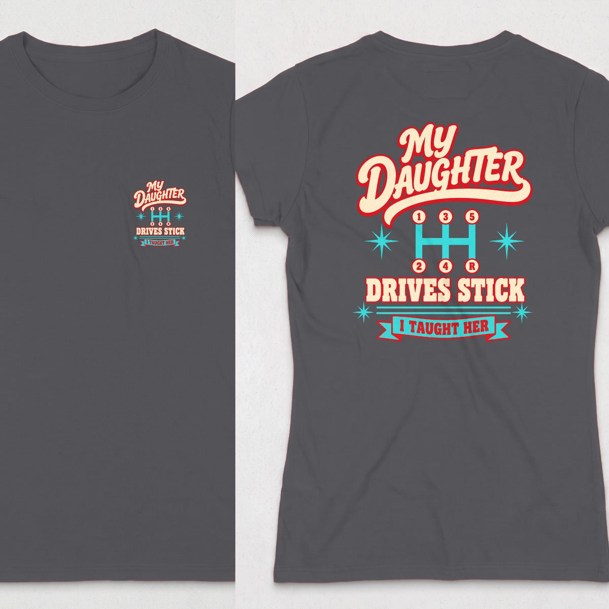 Dark Heather | Front & Back