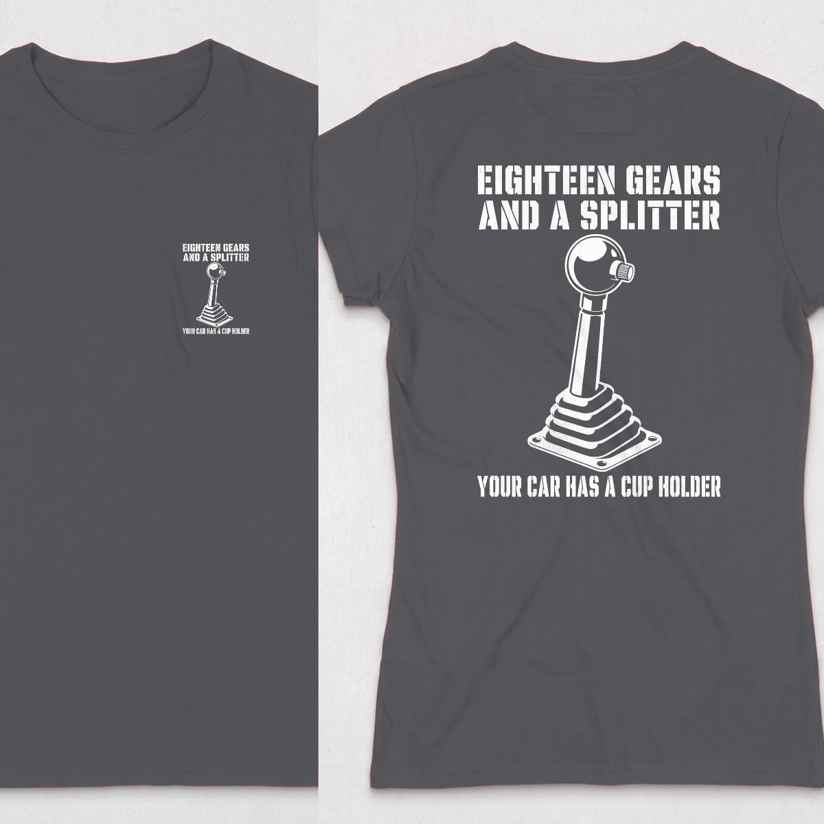 Dark Heather | Front & Back