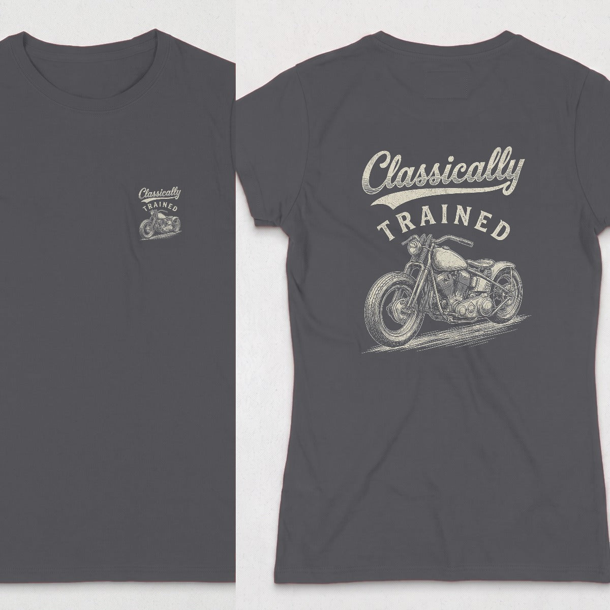 Dark Heather | Front & Back
