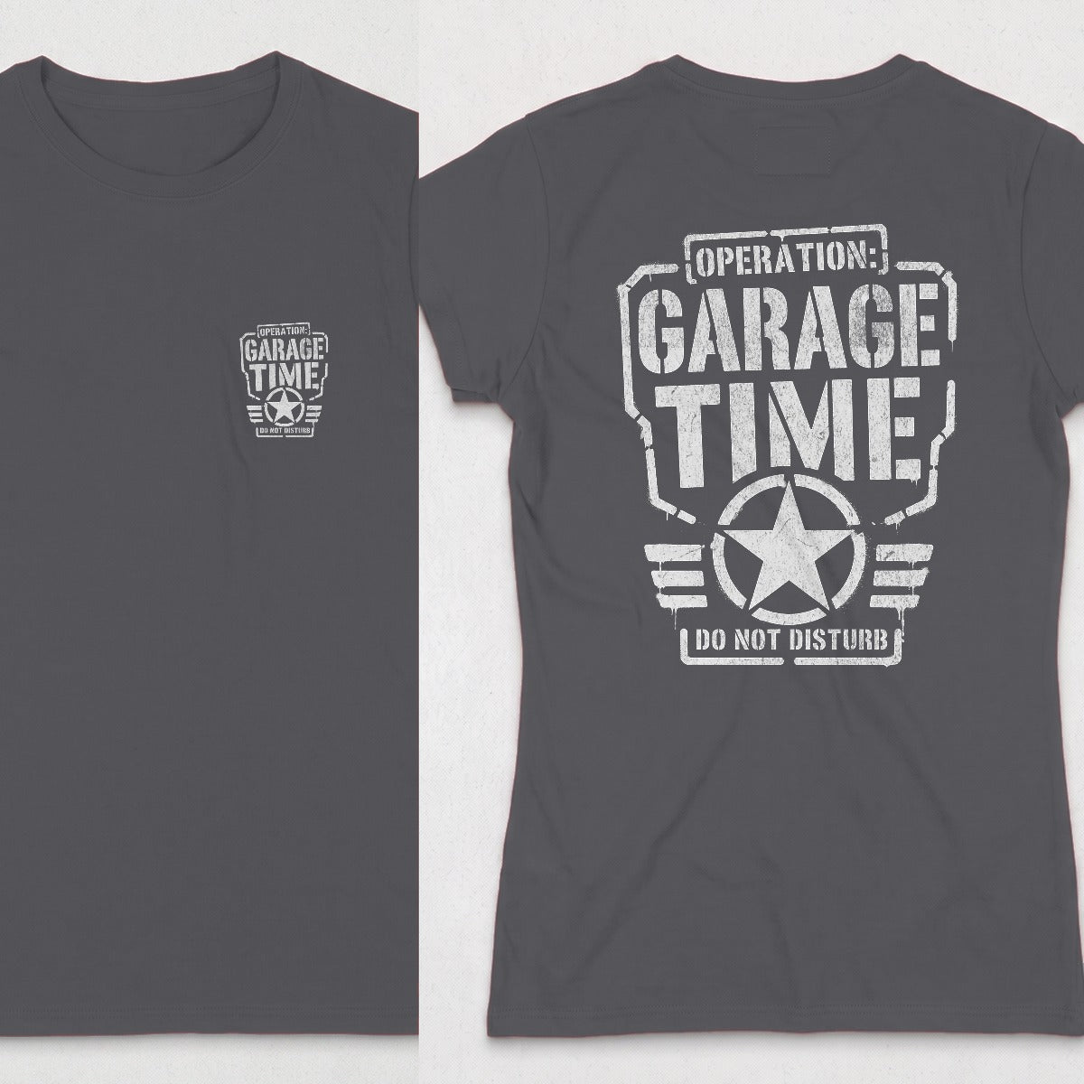 Dark Heather | Front & Back