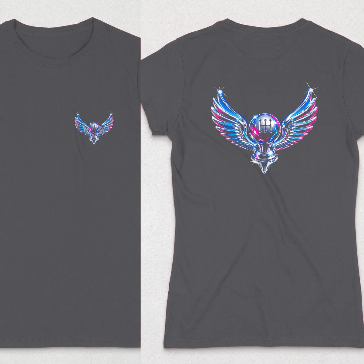 Dark Heather | Front & Back