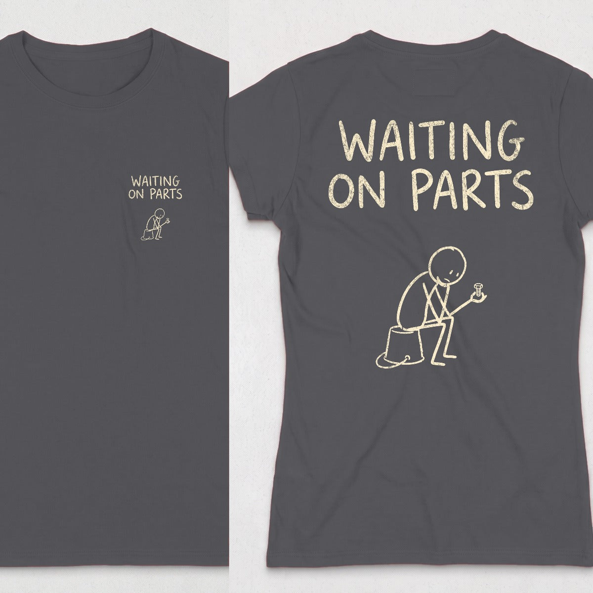 Dark Heather | Front & Back