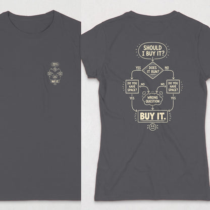Dark Heather | Front & Back
