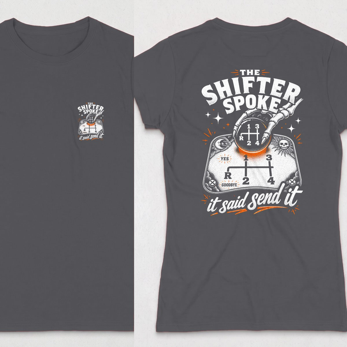 Dark Heather | Front & Back