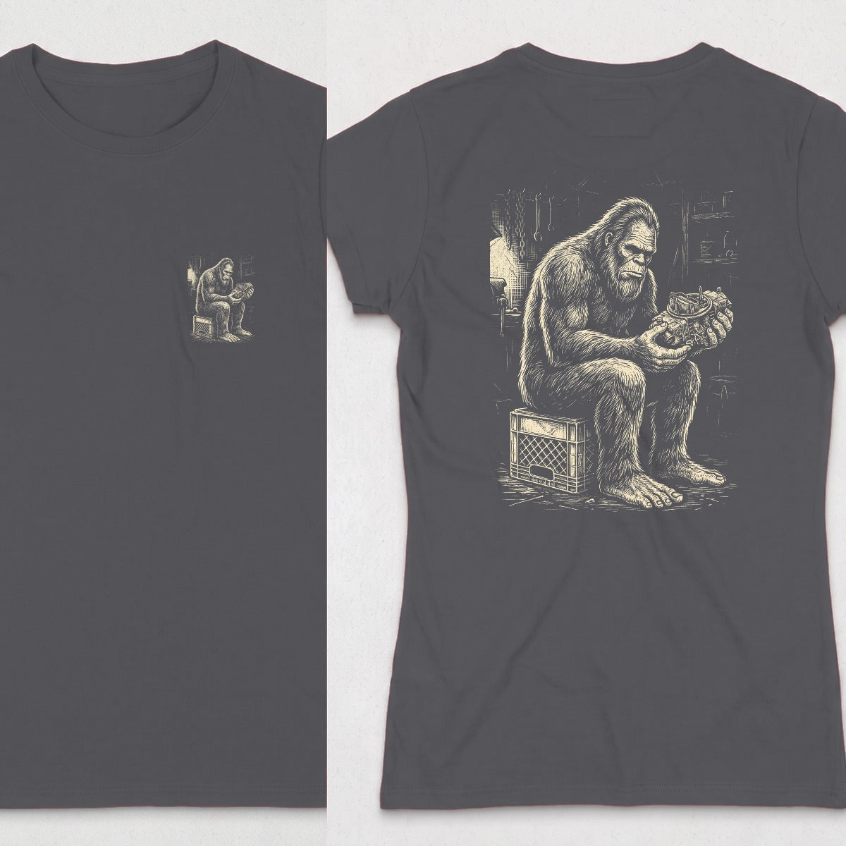 Dark Heather | Front & Back