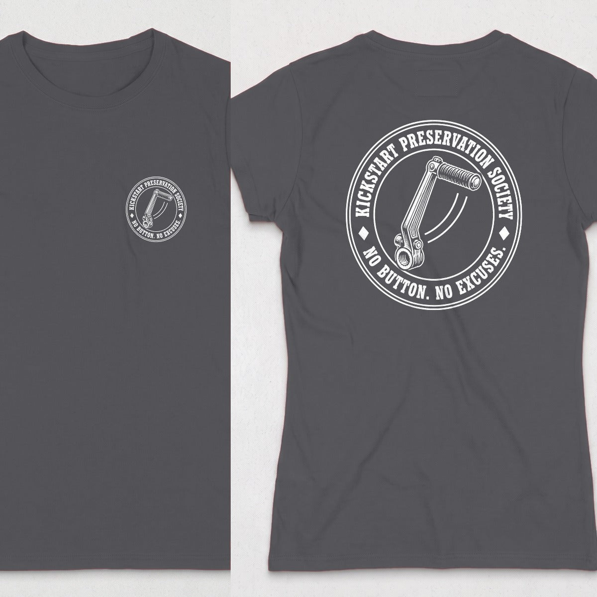 Dark Heather | Front & Back