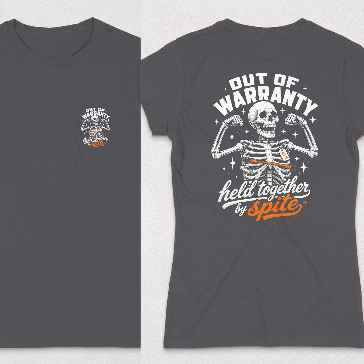 Dark Heather | Front & Back