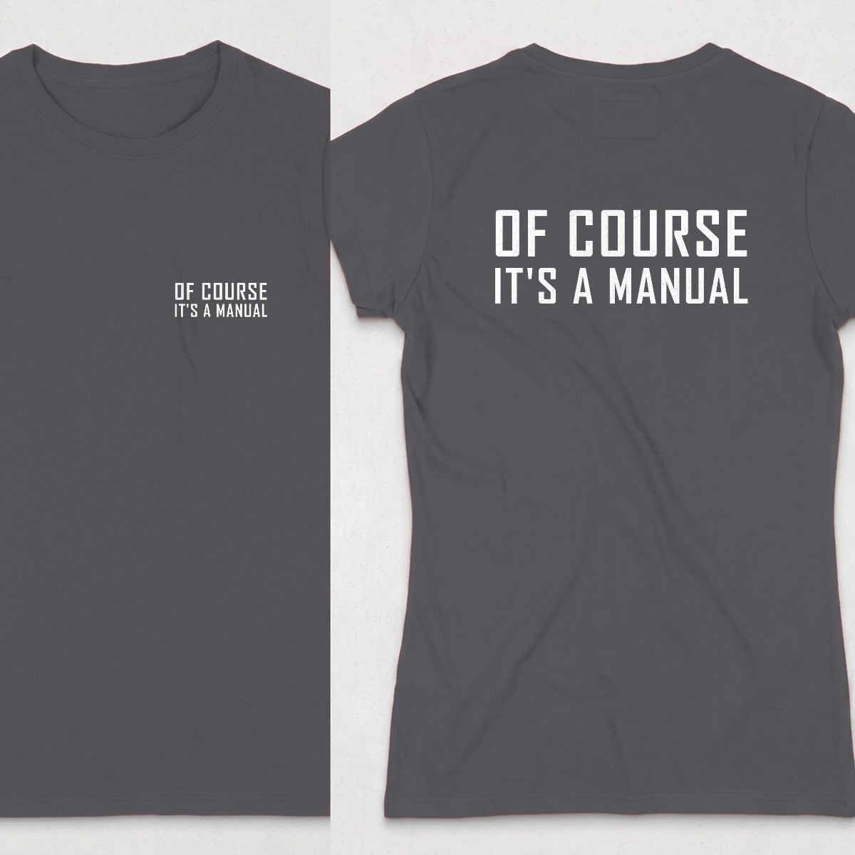 Dark Heather | Front & Back