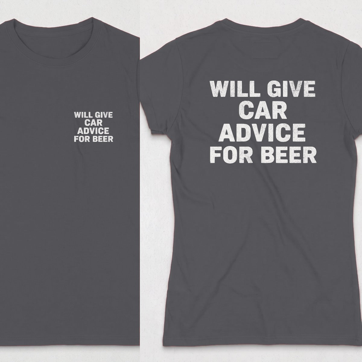 Dark Heather | Front & Back