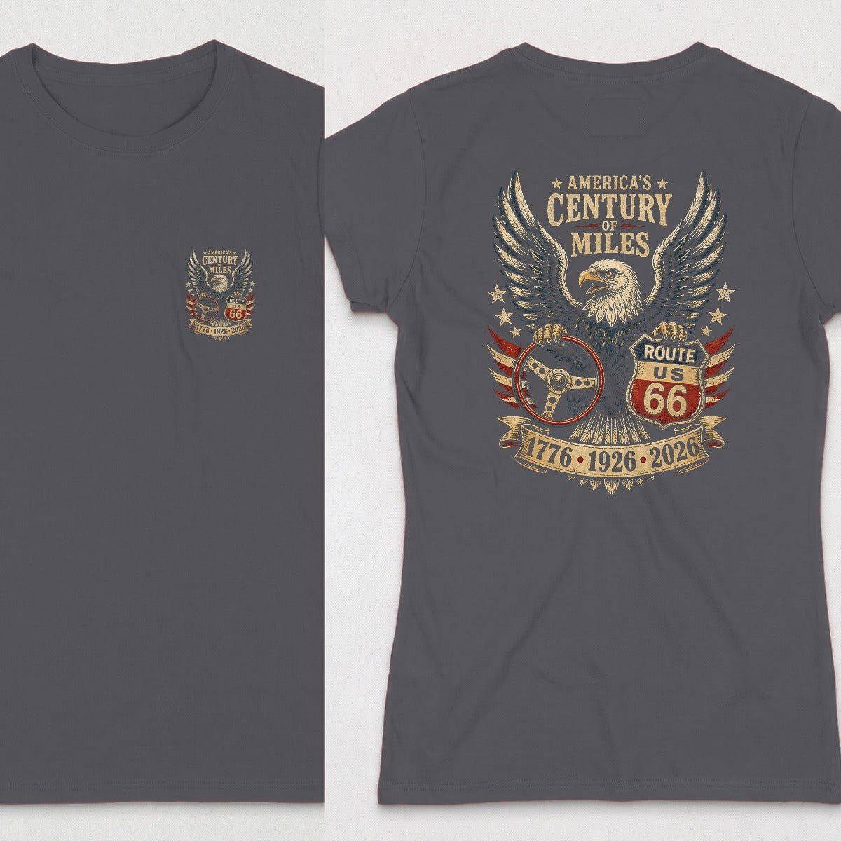 Dark Heather | Front & Back