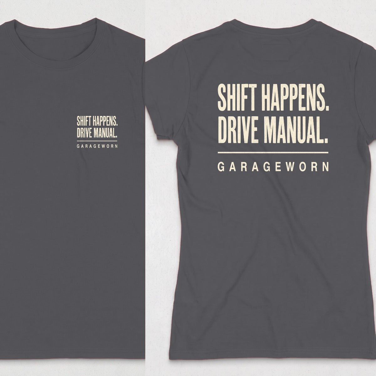 Dark Heather | Front & Back