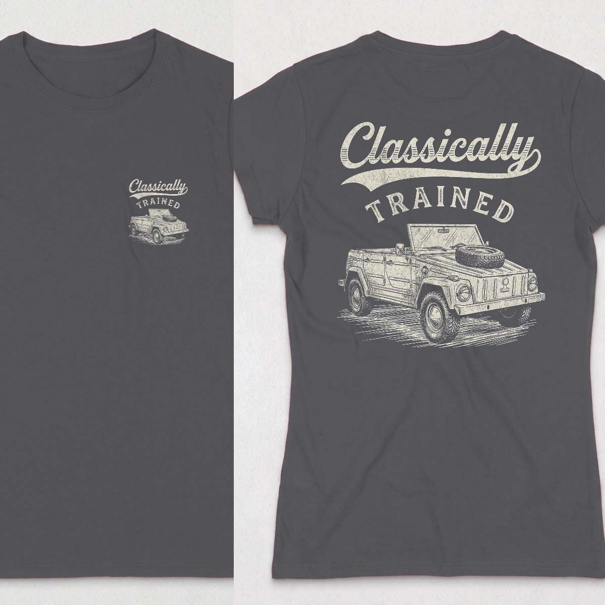 Dark Heather | Front & Back