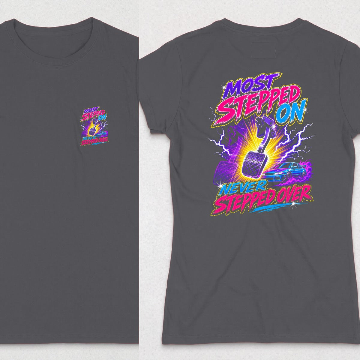 Dark Heather | Front & Back