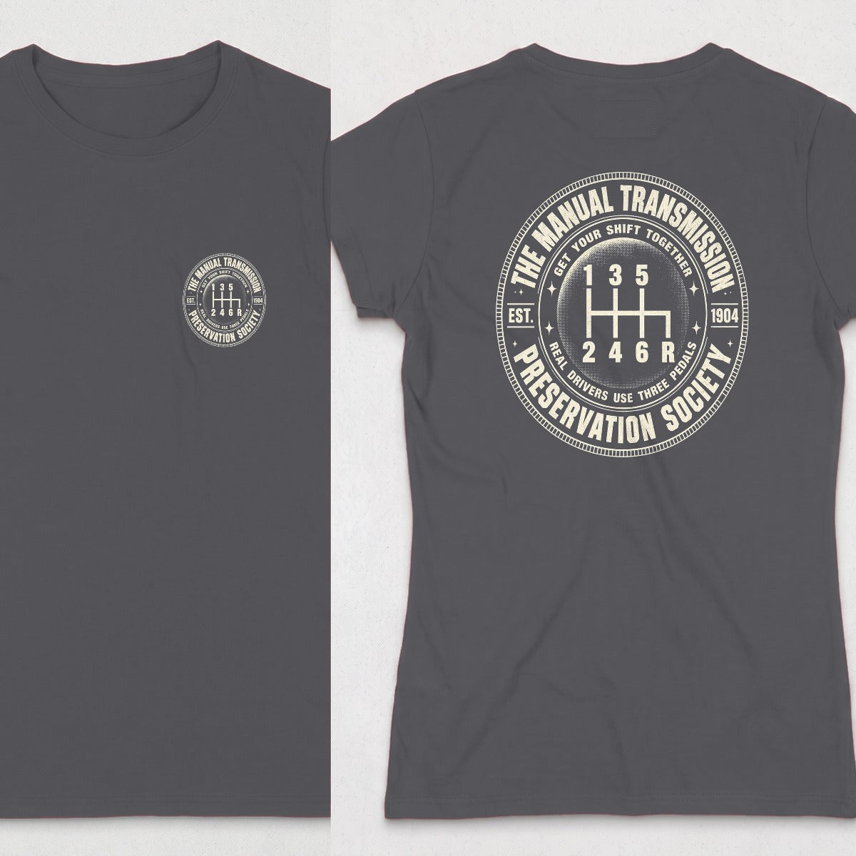 Dark Heather | Front & Back