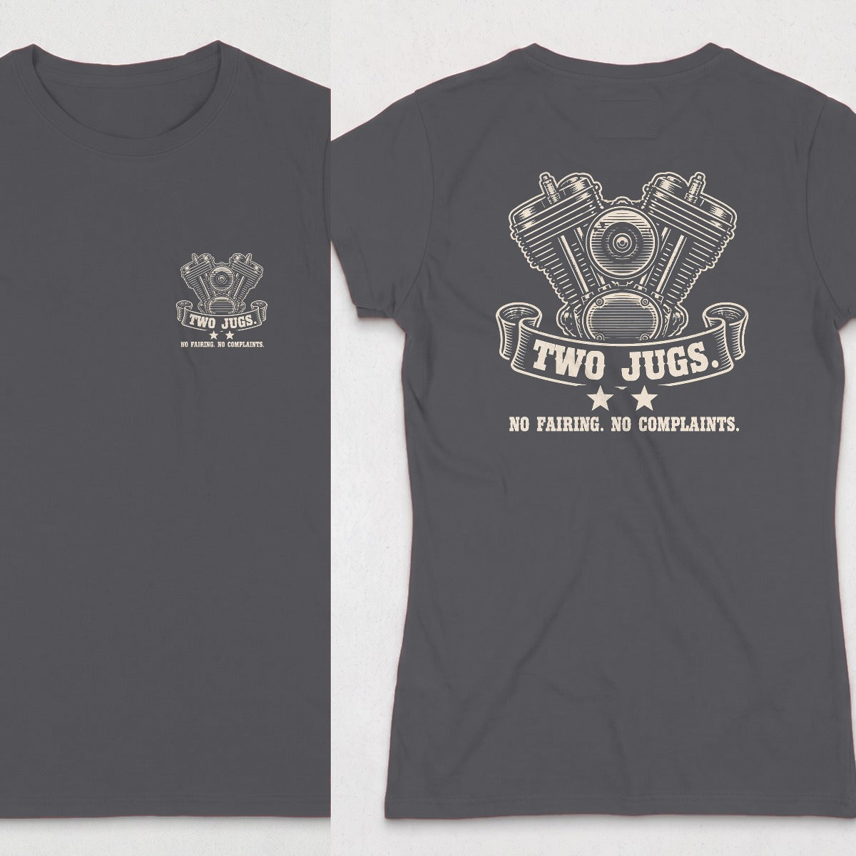 Dark Heather | Front & Back