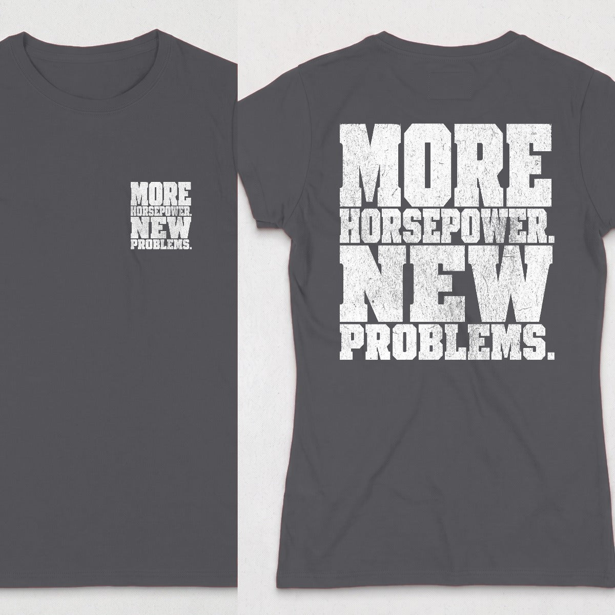 Dark Heather | Front & Back