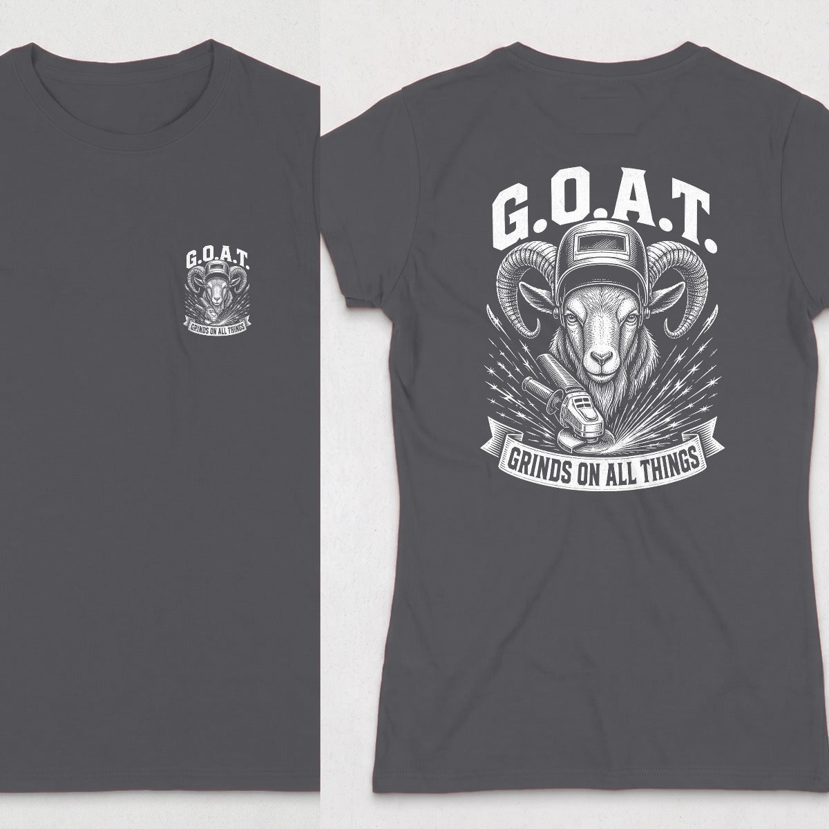 Dark Heather | Front & Back
