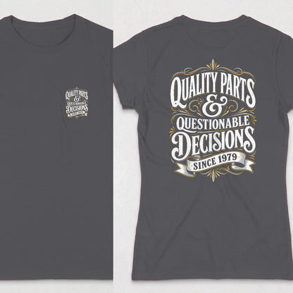Dark Heather | Front & Back