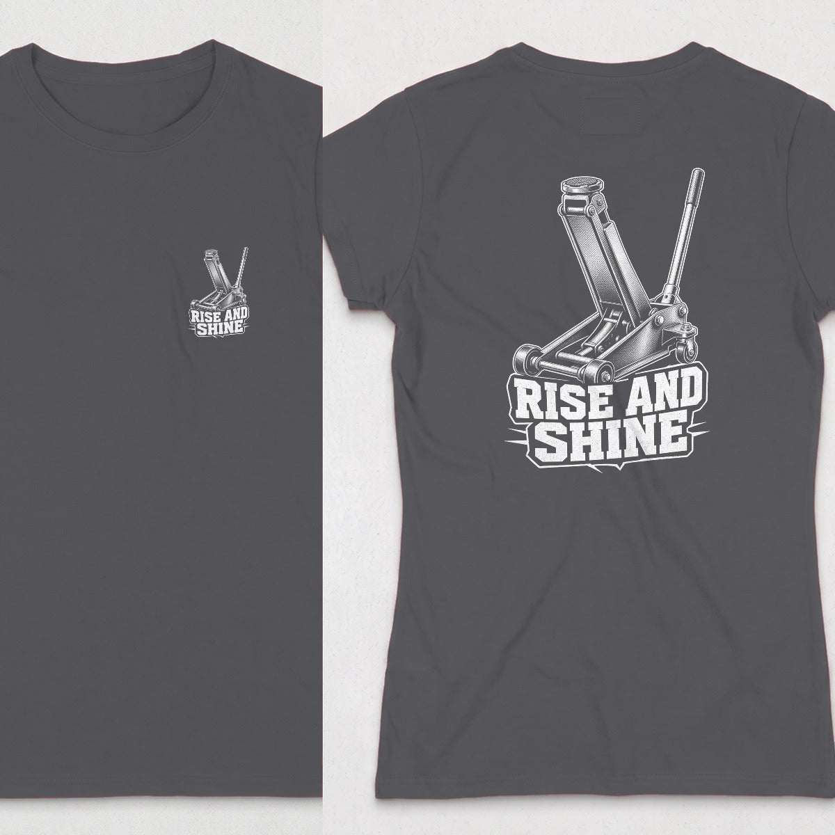 Dark Heather | Front & Back
