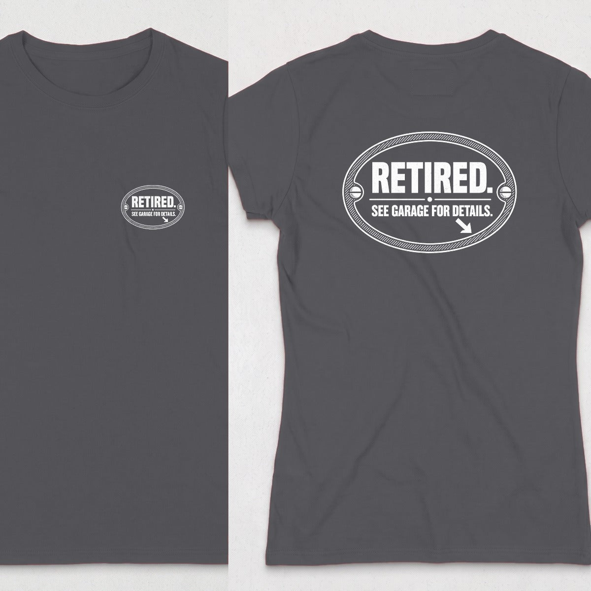 Dark Heather | Front & Back
