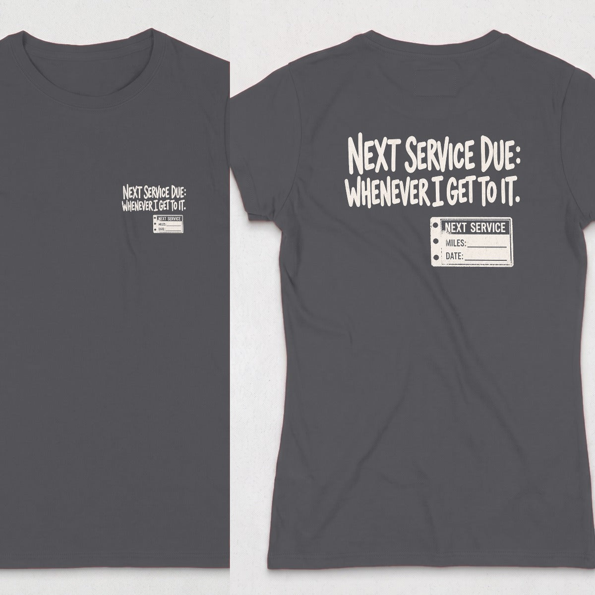 Dark Heather | Front & Back