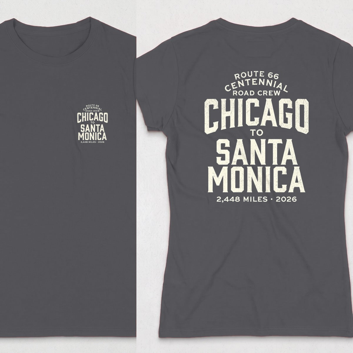 Dark Heather | Front & Back