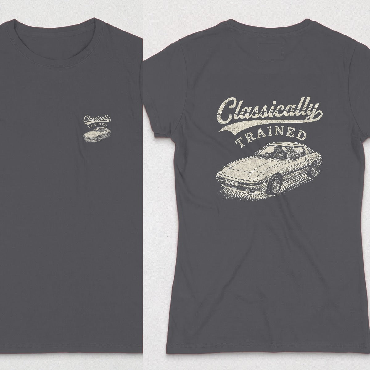 Dark Heather | Front & Back