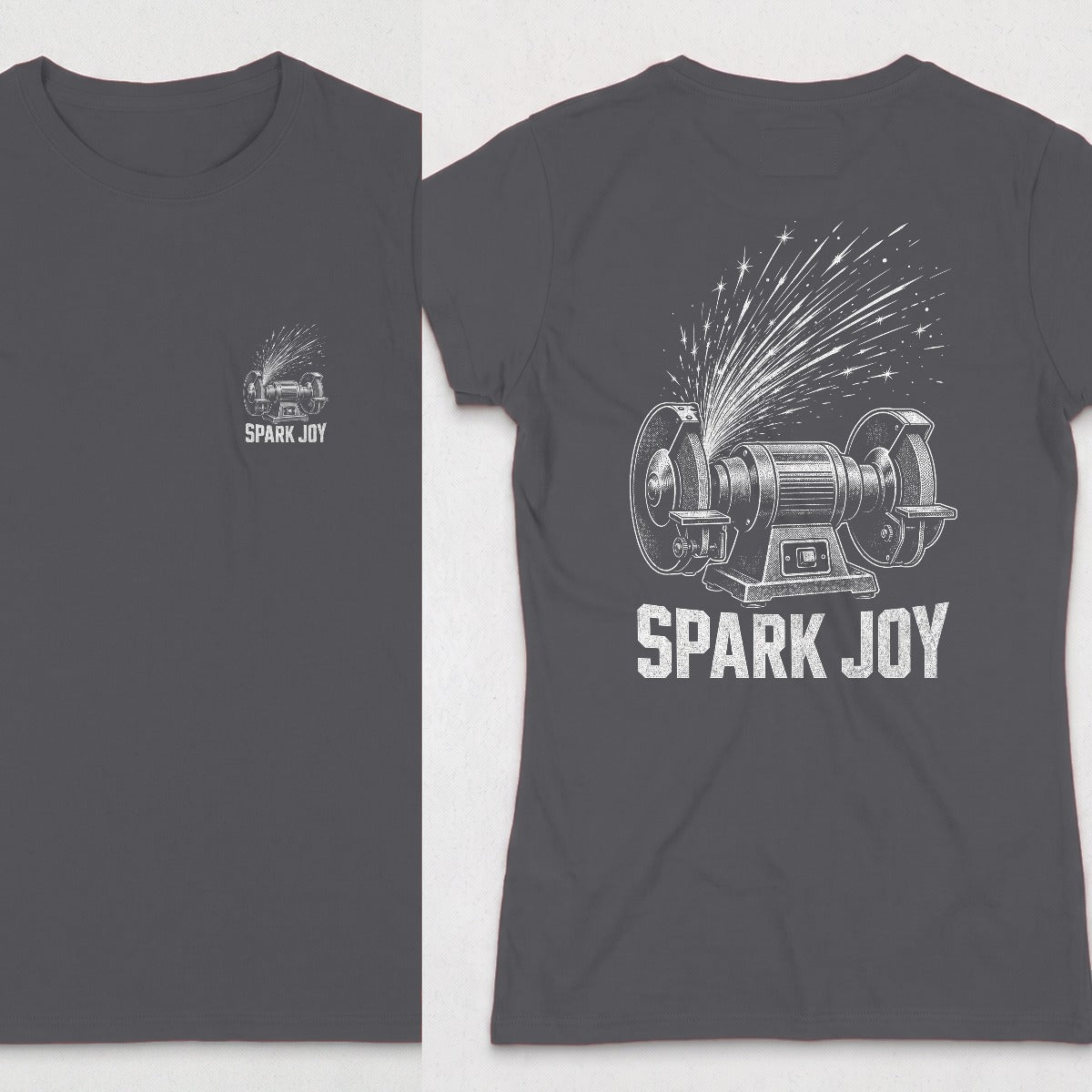 Dark Heather | Front & Back
