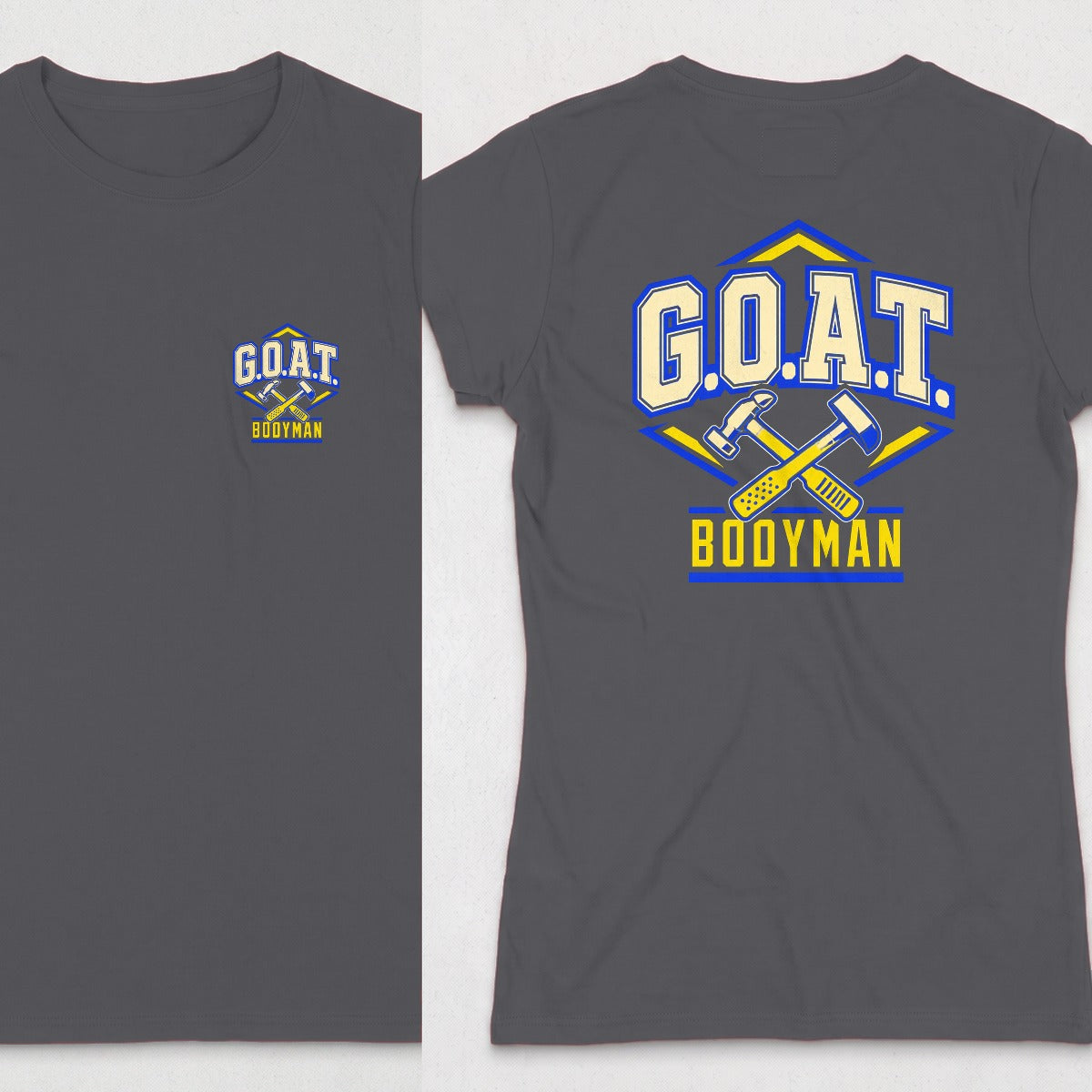 Dark Heather | Front & Back