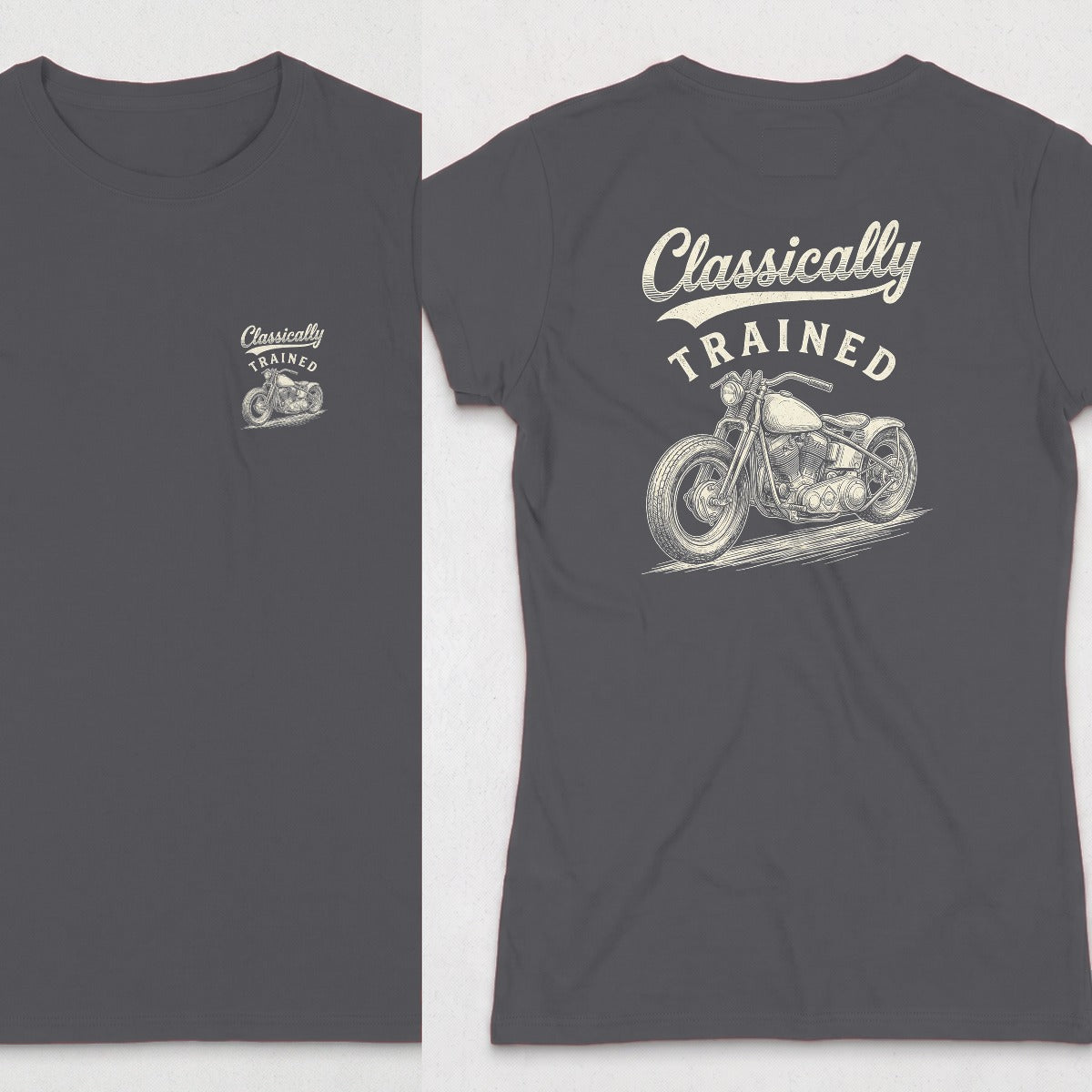 Dark Heather | Front & Back