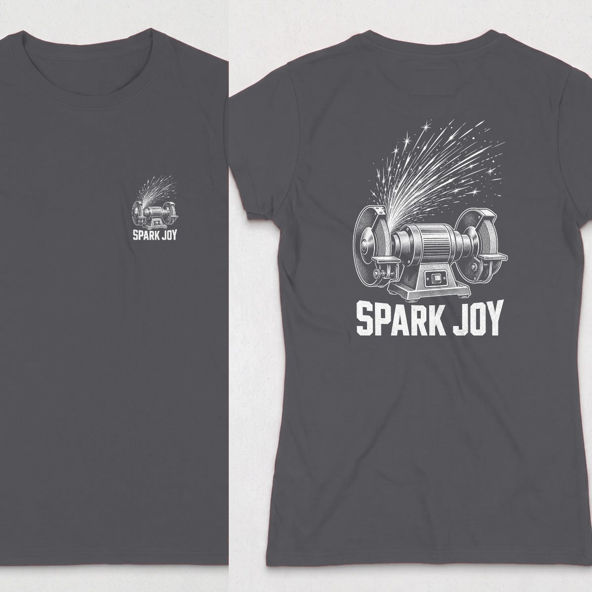 Dark Heather | Front & Back