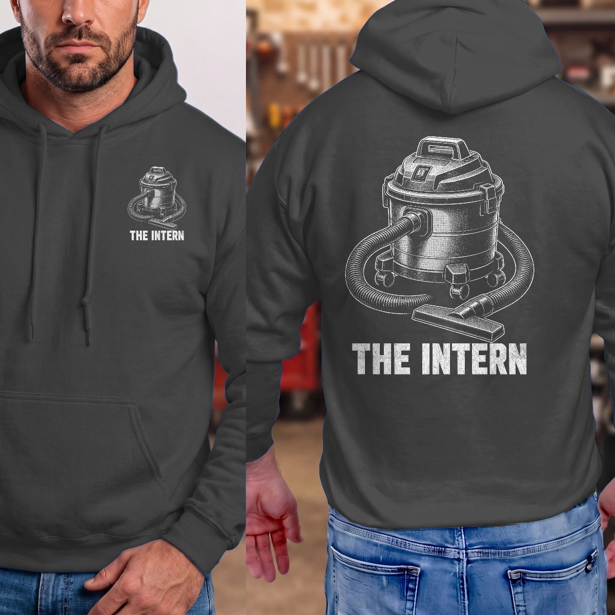 Dark Heather | Front & Back