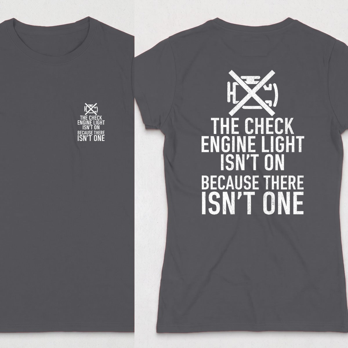Dark Heather | Front & Back