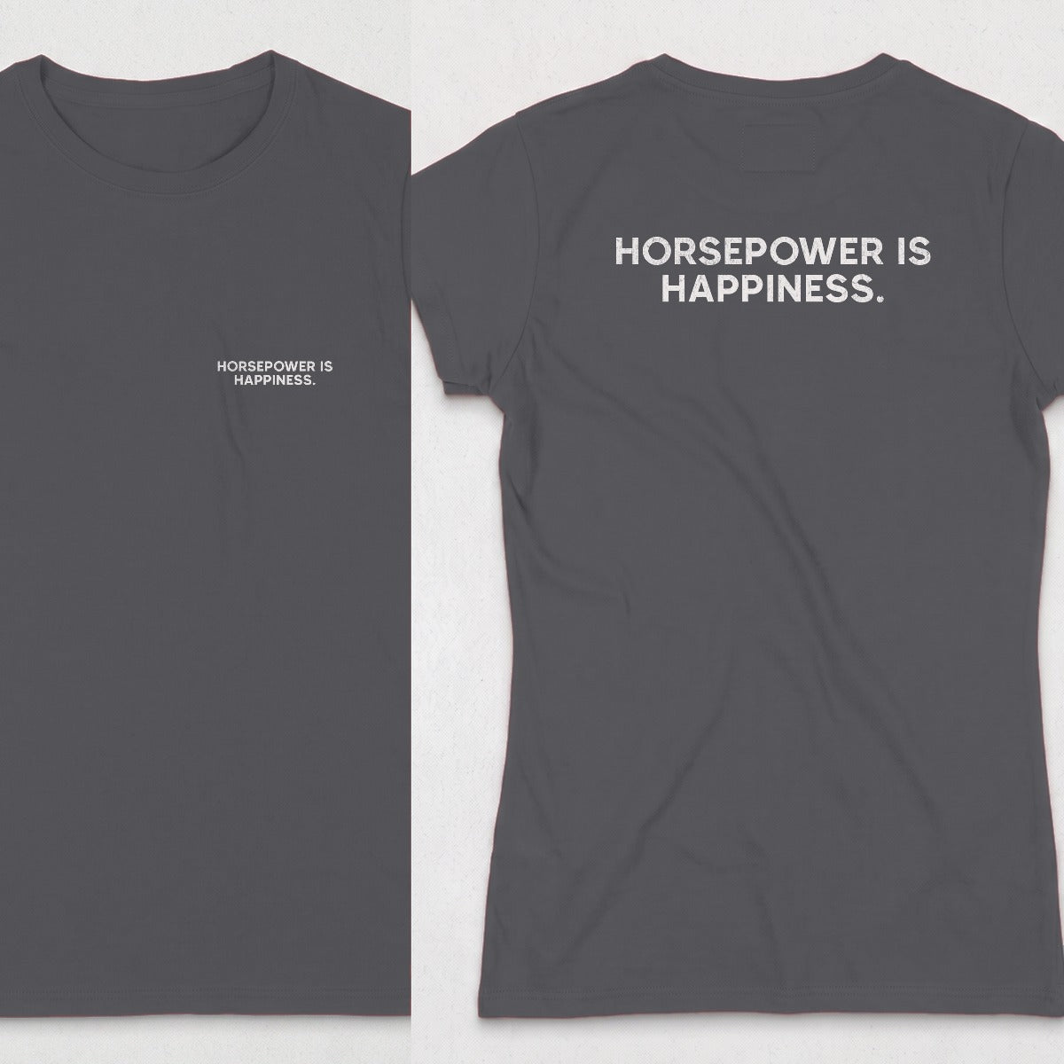 Dark Heather | Front & Back