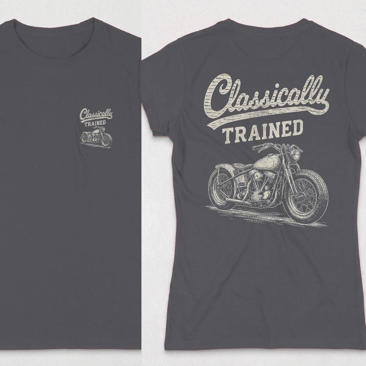 Dark Heather | Front & Back