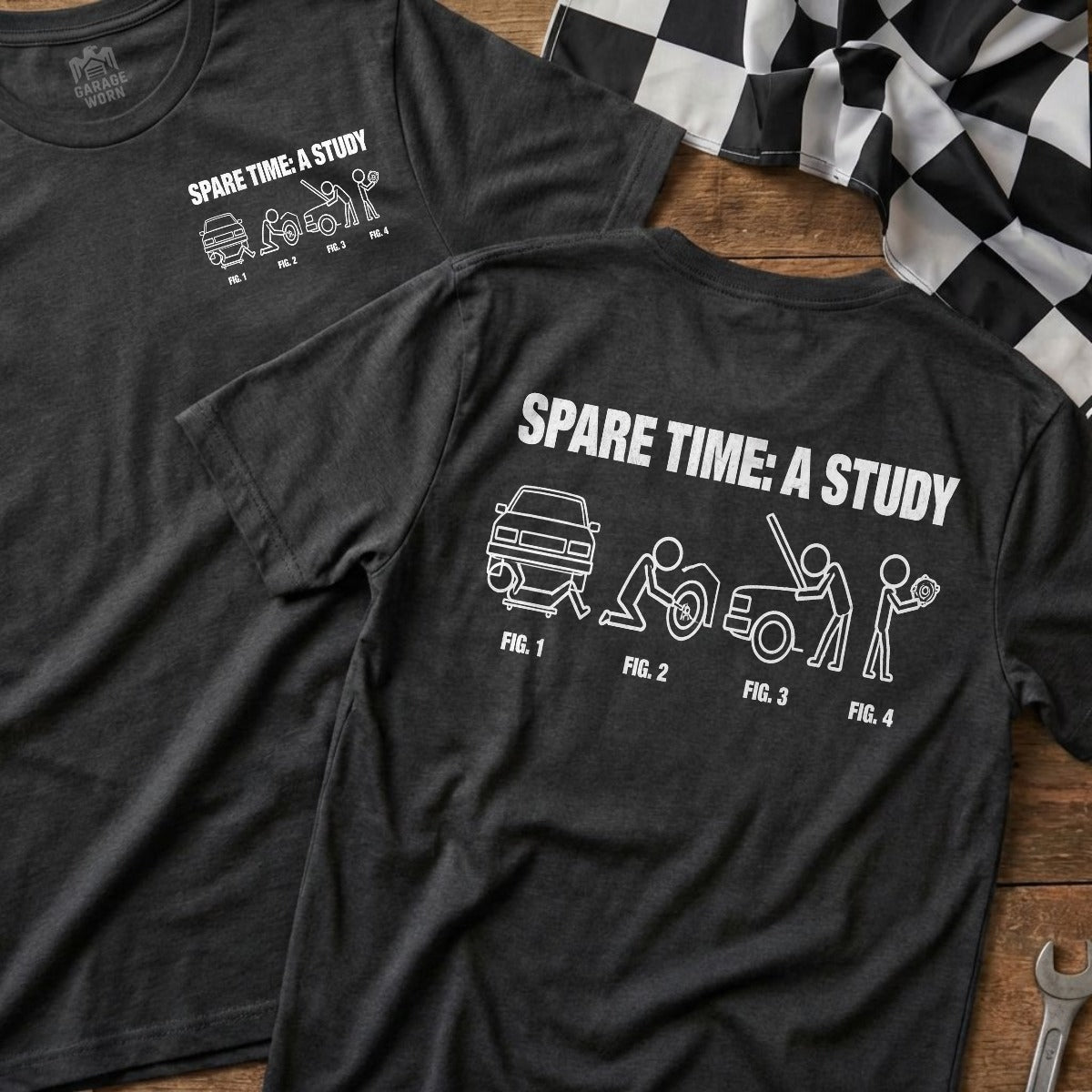 Dark Heather | Front & Back