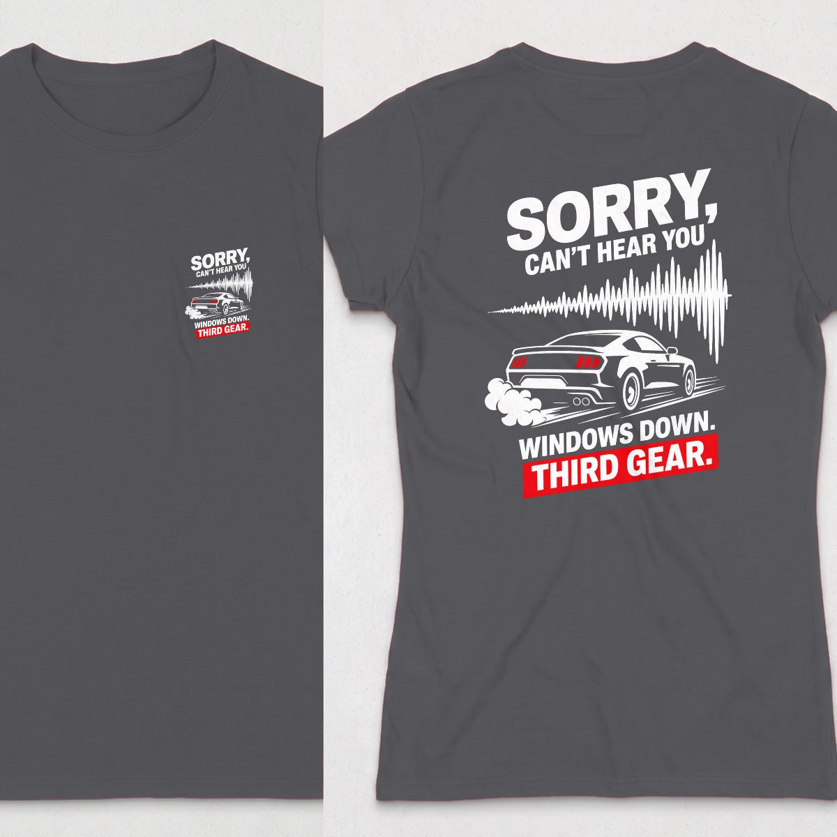 Dark Heather | Front & Back