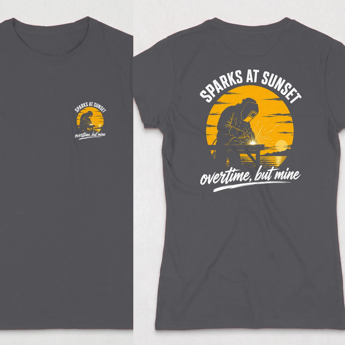 Dark Heather | Front & Back