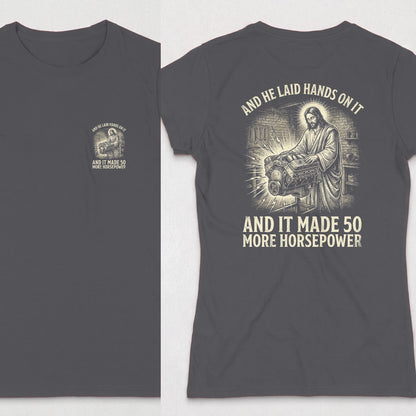 Dark Heather | Front & Back