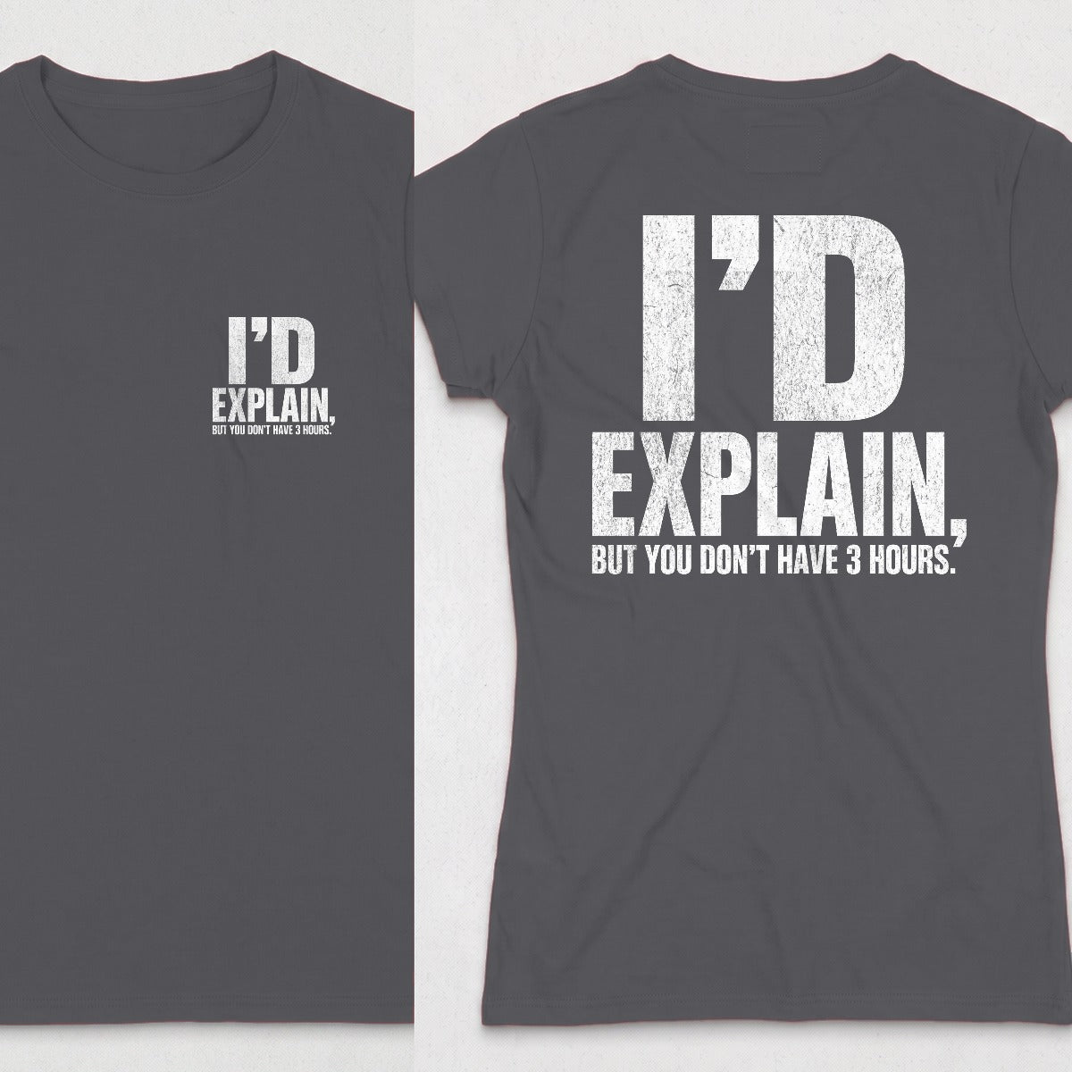 Dark Heather | Front & Back